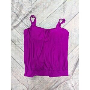 Purple Women's Swim Bikini Top